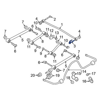 Ford OE - Left Suspension Track Bar Bolt