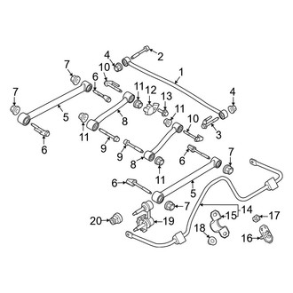 Ford OE - Rear Suspension - Suspension Components