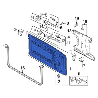 Ford OE - Rear Door Shell
