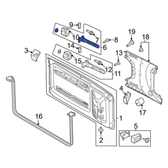 Ford OE - Rear Upper Door Hinge