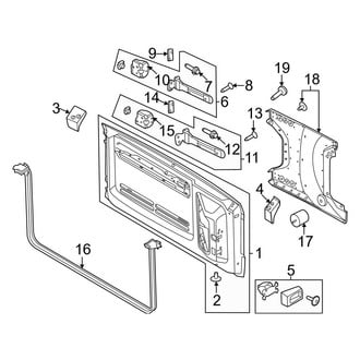 Ford OE - Back Door - Door & Components