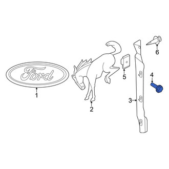 Ford OE - Tail Light Cover Screw