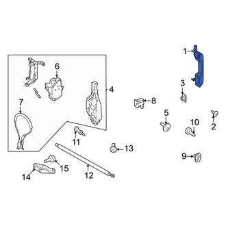 Ford OE - Rear Outer Exterior Door Handle