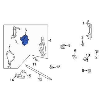 Ford OE - Rear Door Latch Assembly