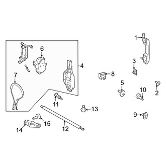 Ford OE - Back Door - Lock & Hardware