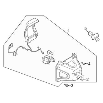 Ford OE - Back Door - Spare Tire Carrier