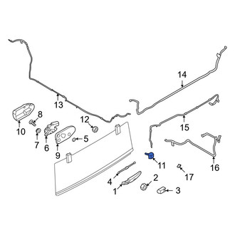 Ford OE - Rear Back Glass Washer Nozzle