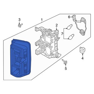 Ford OE - Rear Left Tail Light Assembly