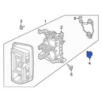 Ford OE - Tail Light Nut