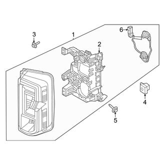 Ford OE - Rear Lamps - Tail Lamps (LED), (Badlands / Big Bend / Everglades / Outer Banks / Raptor / Wildtrak)