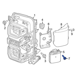 Ford OE - Blind Spot Detection System Warning Sensor Screw