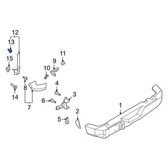 Ford OE - Bumper Extension Cap Clip
