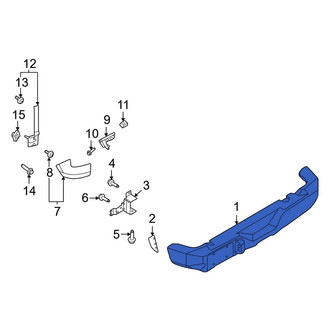 Ford OE - Front Bumper Face Bar