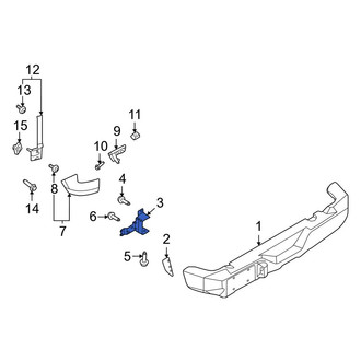 Ford OE - Rear Left Bumper Face Bar Mount