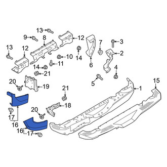 Ford OE - Rear Right Bumper Extension