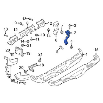 Ford OE - Rear Left Bumper Face Bar Mount