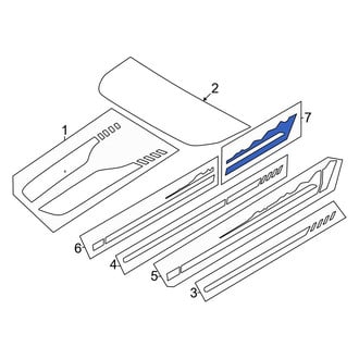 Ford OE - Center Right Door Decal