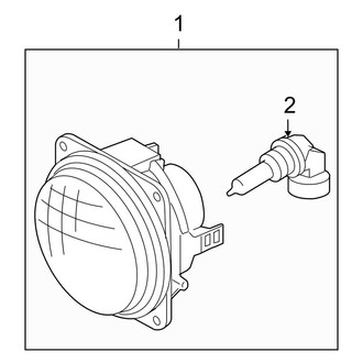 Ford OE - Front Lamps - Fog Lamps (FULL HYBRID EV-GAS (FHEV))