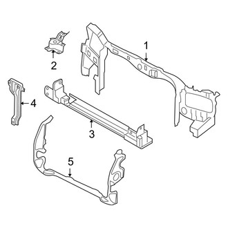 Ford OE - Radiator Support (Hybrid)