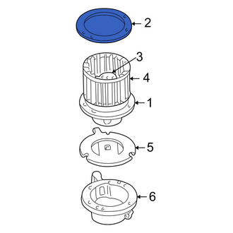 Ford OE - Rear HVAC Blower Motor Cover Gasket