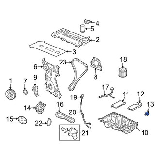 Ford OE - Engine Oil Drain Plug