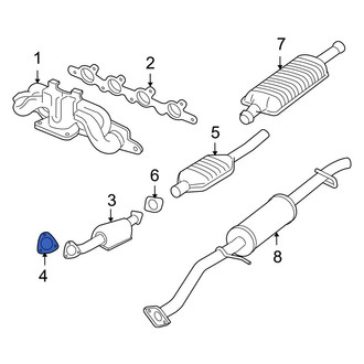 Ford OE - Exhaust Muffler Gasket