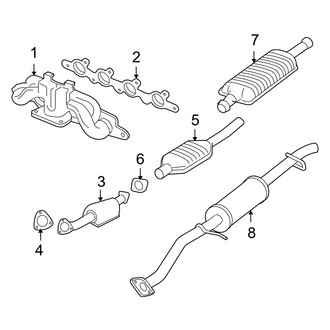 Ford OE - Exhaust System - Exhaust Components (Hybrid)
