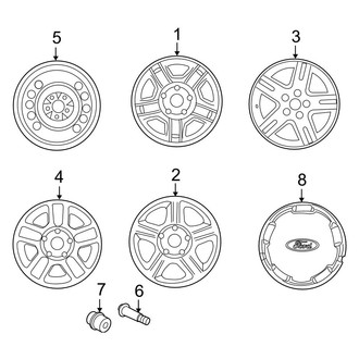 Ford OE - Wheels - Covers & Trim