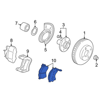 Ford OE - Front Disc Brake Pad Set
