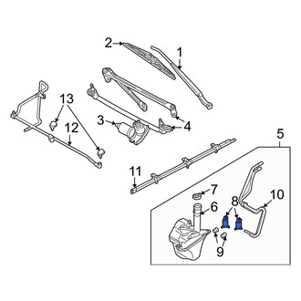 Ford OE - Windshield Washer Pump