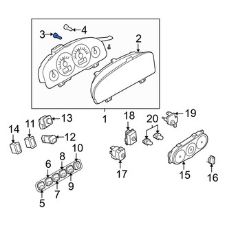 Ford OE - Instrument Panel Light Bulb