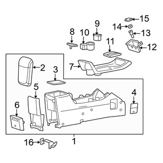 Ford OE - Center Console (FULL HYBRID EV-GAS (FHEV))
