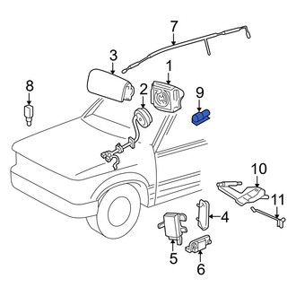 Ford OE - Air Bag Side Curtain Delete Resistor