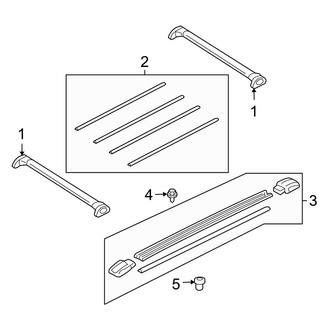 Ford OE - Roof - Luggage Carrier (FULL HYBRID EV-GAS (FHEV))