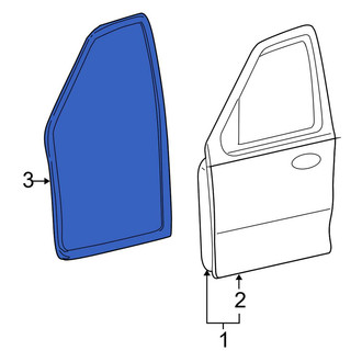 Ford OE - Front Door Seal