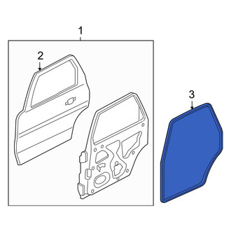 Ford OE - Rear Door Seal