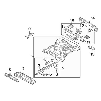 Ford OE - Rear Body & Floor - Floor & Rails