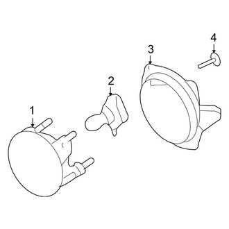 Ford OE - Front Lamps - Fog Lamps (Hybrid / Limited Hybrid)