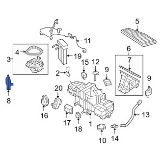 Ford Mustang OEM A/C & Heating Parts | Systems, Compressors — CARiD.com