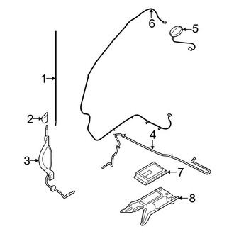 Ford OE - Electrical - Antenna (With Satellite System), (Hybrid / Limited Hybrid)