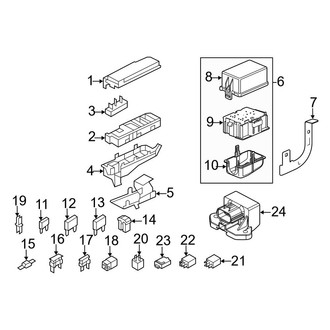 Ford OE - Electrical - Fuse & Relay (Hybrid)
