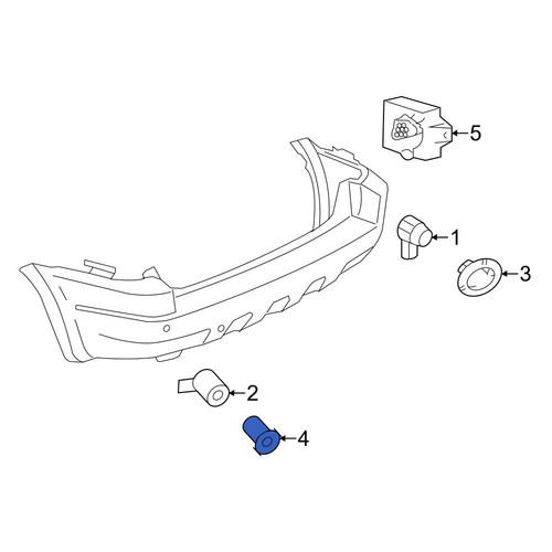 2008-2012 Ford Escape Rear Bumper Cover OEM 2009 08 09 10 2011 2012 2008-2012 Ford Escape Rear Bumper Cover OEM 2009 08 09 10 2011 2012