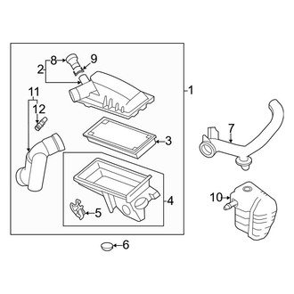 Ford OE - Engine / Transaxle - Air Intake (Hybrid / Limited Hybrid)