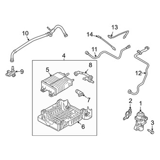 Ford OE - Emission System - Emission Components (Hybrid / Limited Hybrid)