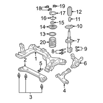 Ford OE - Front Suspension - Suspension Components (Hybrid)