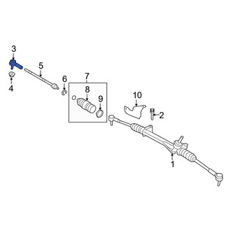 Ford OE - Outer Steering Tie Rod End