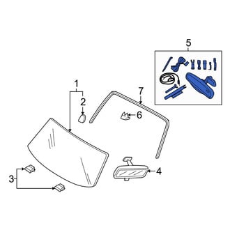 Ford OE - Front Interior Rear View Mirror