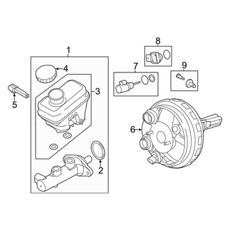 Ford OE - Cowl - Components on Dash Panel