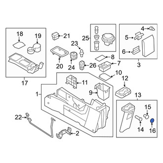 Ford OE - 12 Volt Accessory Power Outlet Cover