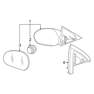 Ford OE - Front Door - Outside Mirrors (Hybrid / Limited Hybrid)
